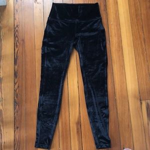 Velvet lululemon leggings 28”
